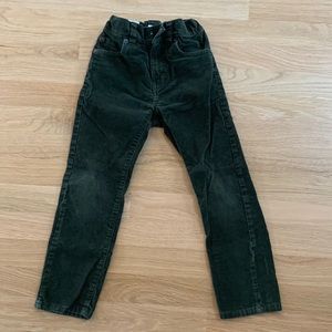 Crewcuts 5 pocket green slim cords
